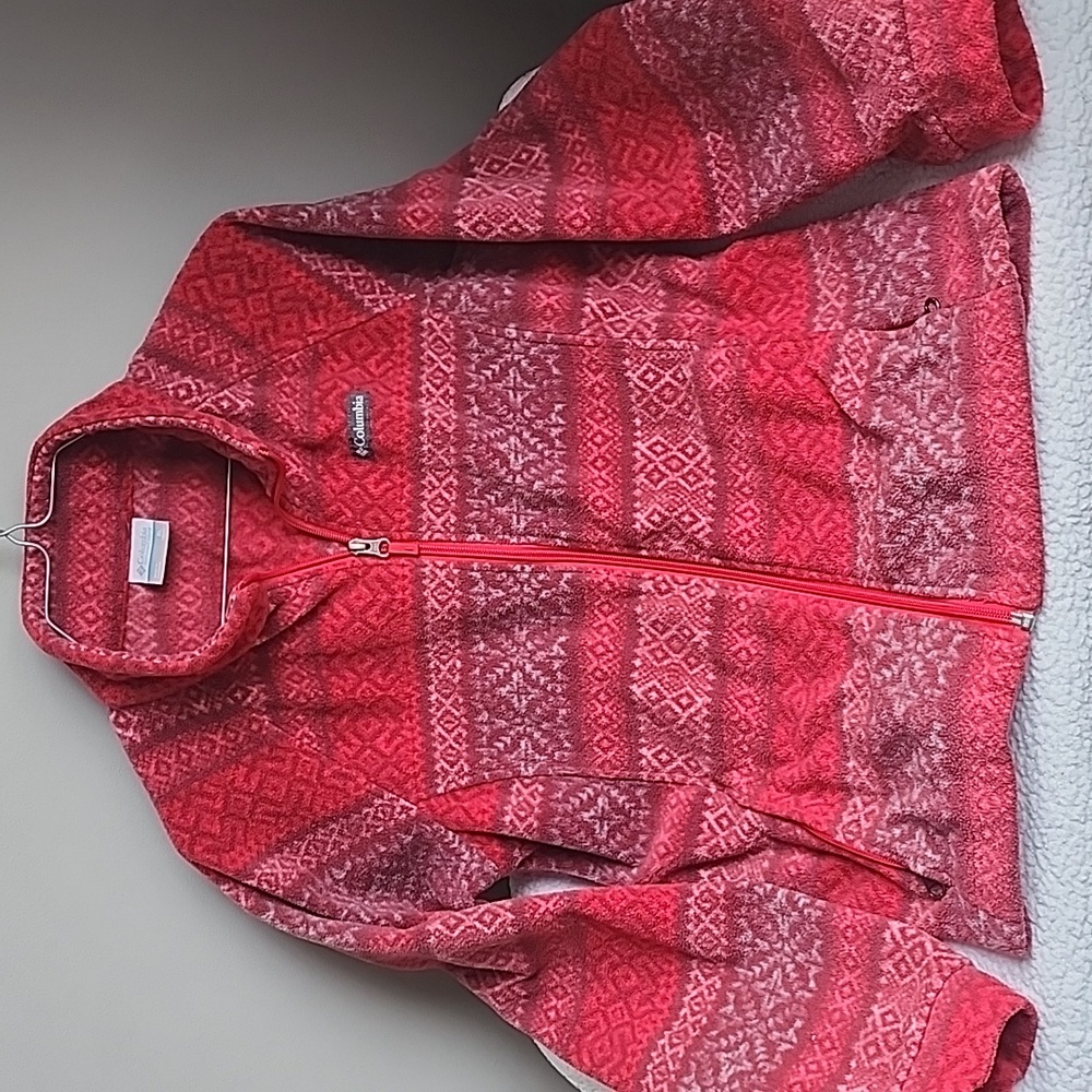 Columbia Fleece Jacket Girls XL used Good Condition